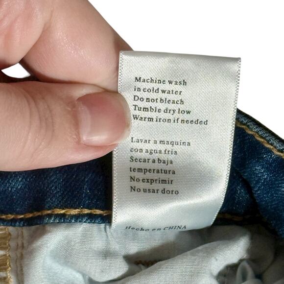 Kancan Women's 29 Junior 11 High Rise Wide Leg Trouser Jeans Medium Stonewash - Picture 7 of 10